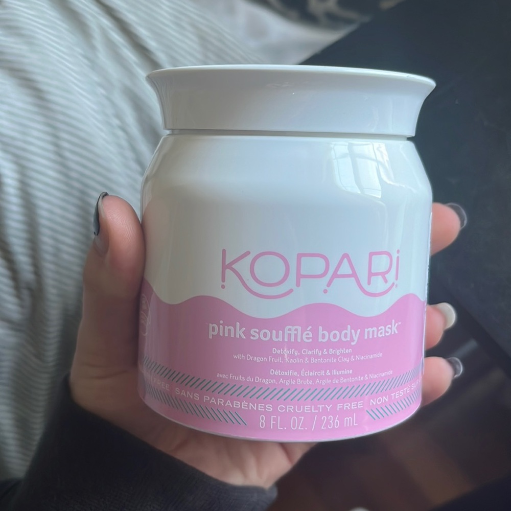 Kopari pink souffle body mask
